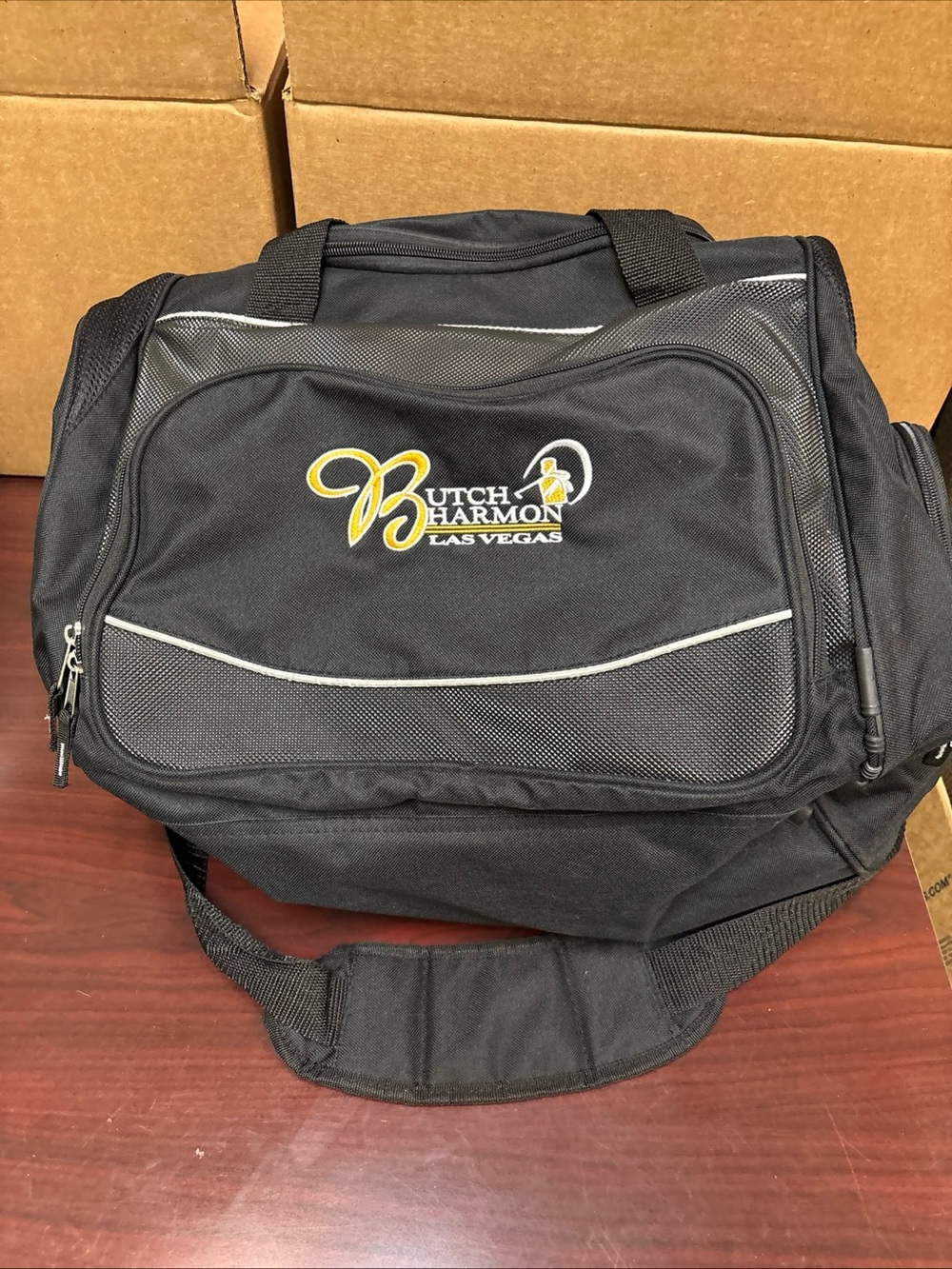 Butch Harmon Las Vegas Golf Tote Duffel Gym Bag W Shoulder Strap & Shoe Carrier